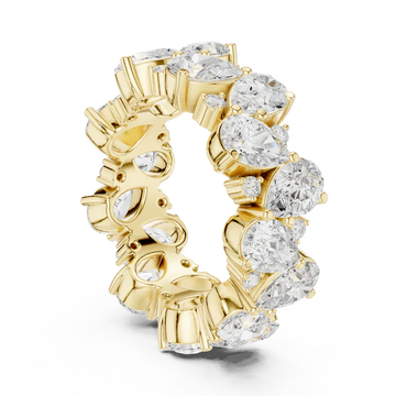 he Multi-Shape Diamond Eternity Band
